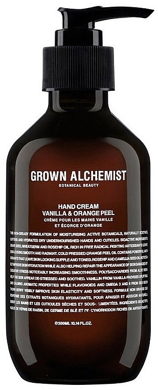 Крем для рук "Ваниль и Апельсиновая цедра" - Grown Alchemist Hand Cream (тестер) — фото N2