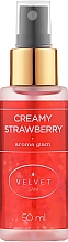 Аромаспрей для тела "Creamy Strawberry" - Velvet Sam Aroma Glam — фото N1