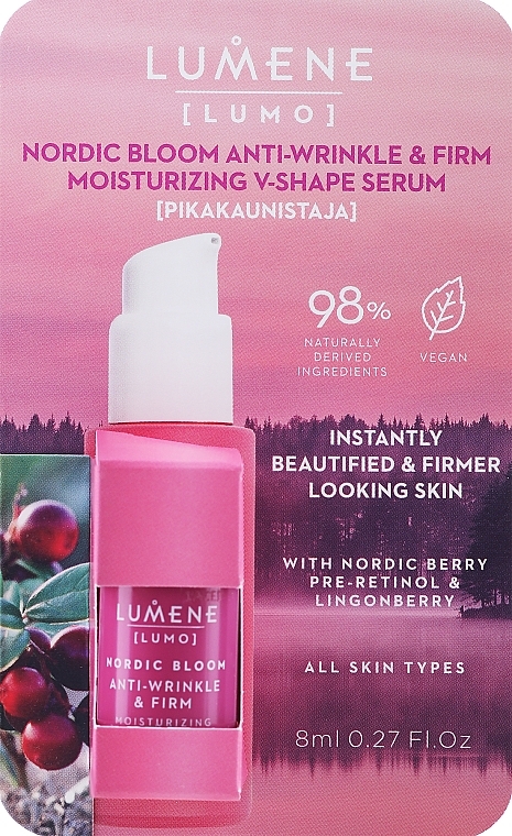 ПОДАРОК! Сыворотка для лица - Lumene (lumo) Nordic Bloom Anti-Wrinkle & Firm Moisturizing V-Share Serum  — фото N1