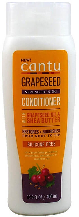 Укрепляющий кондиционер для волос с маслом виноградных косточек - Cantu Grapeseed Oil Strengthening Conditioner — фото N1