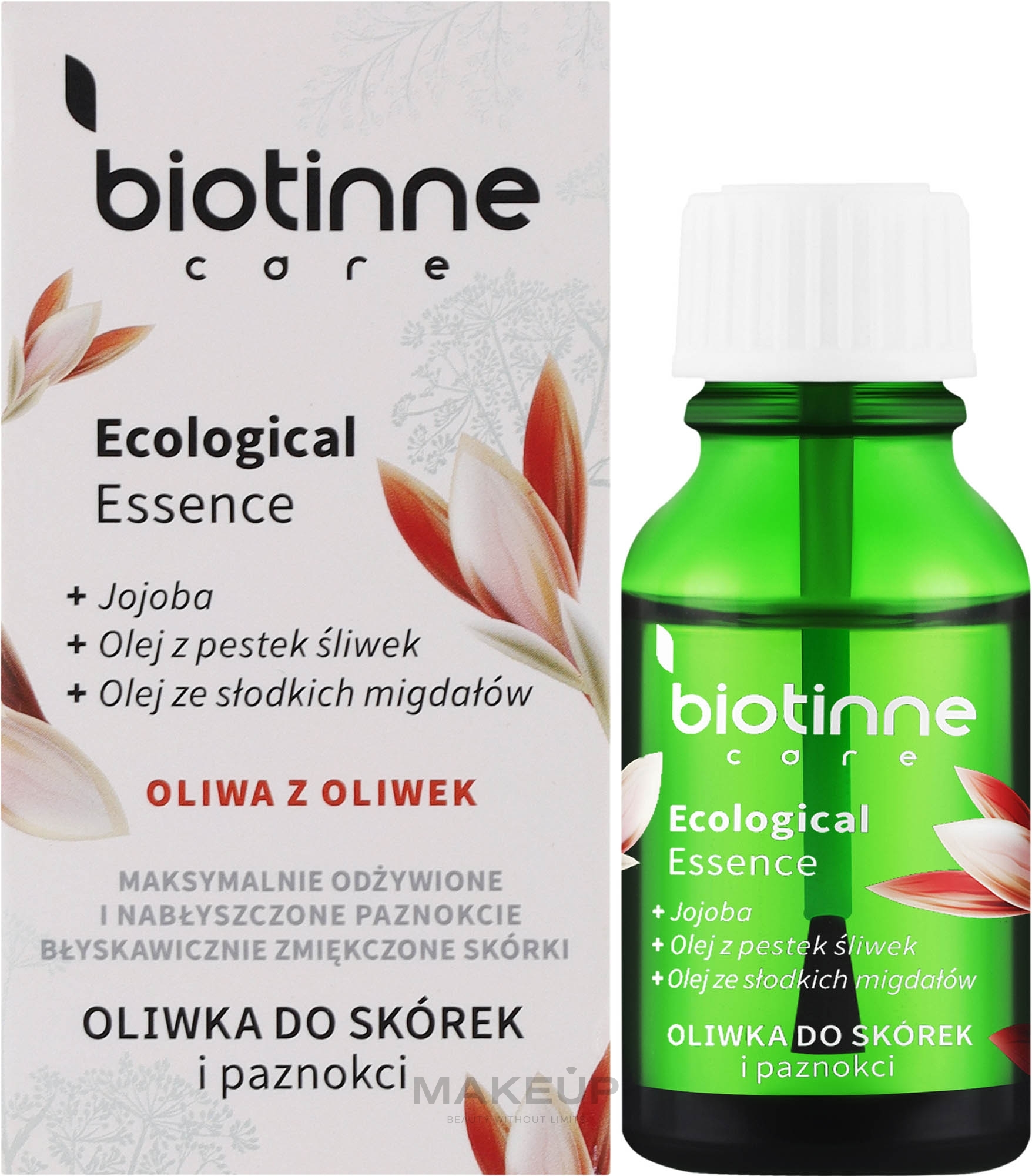 Олія для кутикули з оливковою олією - Biotinne CareEcological  Essence — фото 15ml