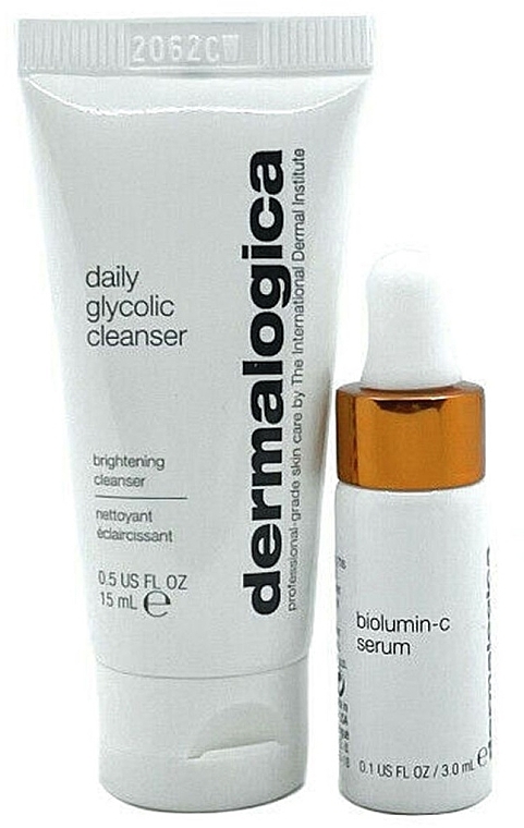 Набір - Dermalogica Brighten Dull Skin (glyc/clean/15ml + ser/3ml) — фото N2