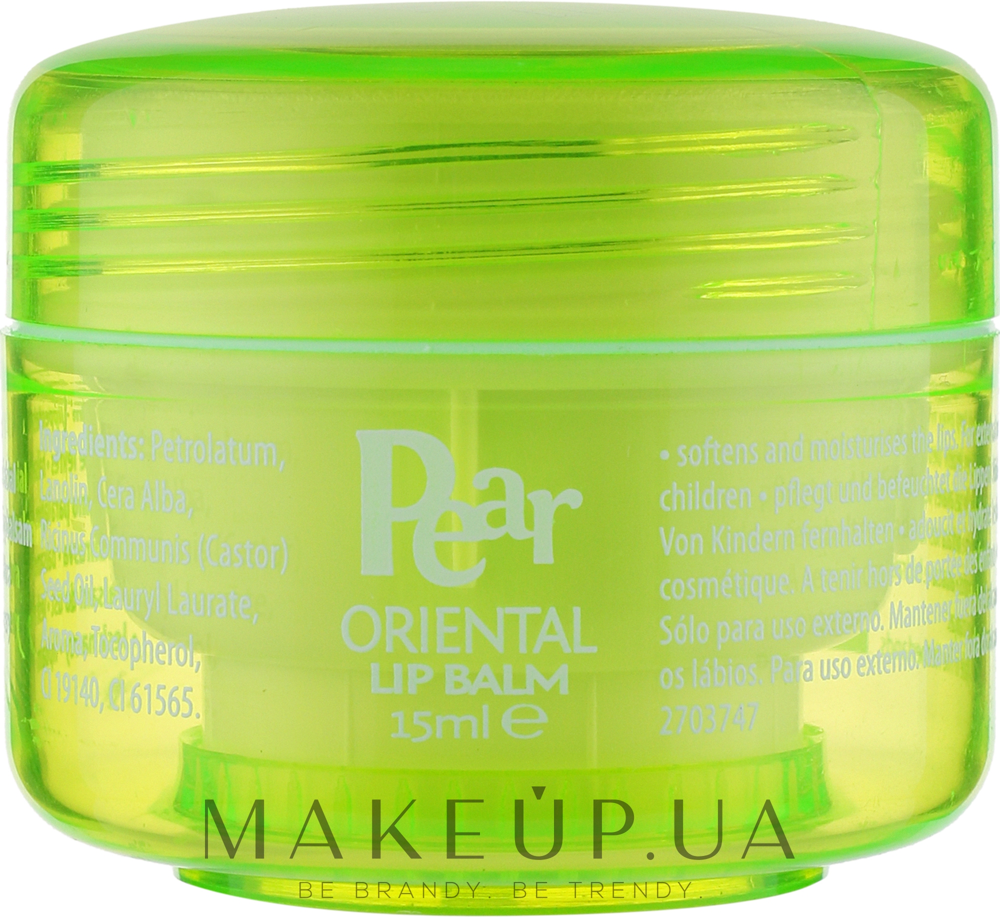Бальзам Для Губ - Mades Cosmetics Body Oriental Resort Pear Lip Balm — фото 15ml