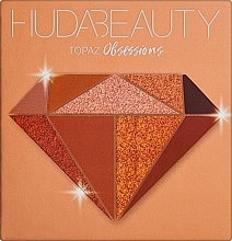 Палетка теней для век - Huda Beauty Obsessions Eyeshadow Palette — фото N2