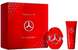 Духи, Парфюмерия, косметика Mercedes Benz Mercedes-Benz Woman In Red - Набор (edp/90ml + b/lot/100ml)