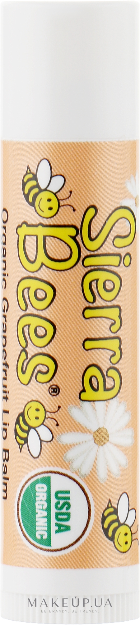Бальзам для губ органический "Грейпфрут" - Sierra Bees Grapefruit Organic Lip Balm — фото 4.25g