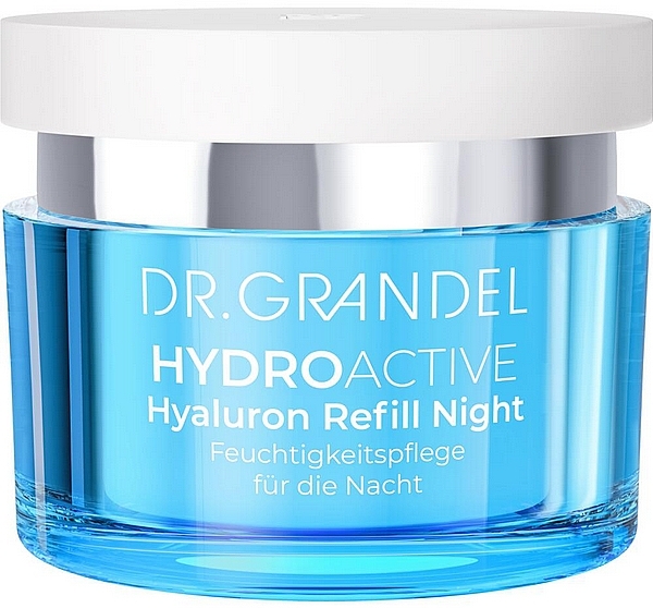 Увлажняющий ночной крем для сухой кожи лица - Dr. Grandel Hydro Active Hyaluron Refill Night  — фото N1