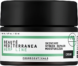 Крем для обличчя "Суперзелений зволожувальний" - Beaute Mediterranea Hemp Line Cream Super Green Moisturizer — фото N1