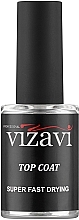 Духи, Парфюмерия, косметика Финишное покрытие для лака - Vizavi Professional Top Coat Super Fast Drying