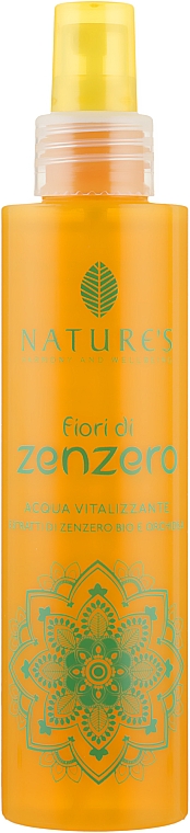 Расслабляющая и витализирующая вода - Nature's Flori Di Zenzero Vitalizing Water — фото N2