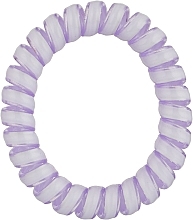Резинка-пружинка для волосся, світло-фіолетова - Puffic Fashion — фото N1