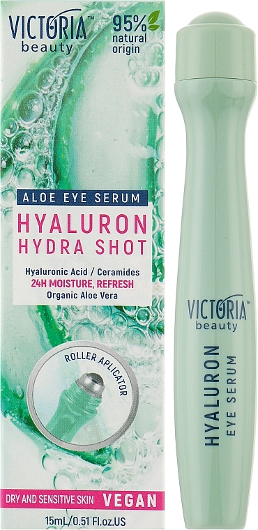 Сироватка-ролер для області навколо очей - Victoria Beauty Hyaluron Hydra Shot — фото N2