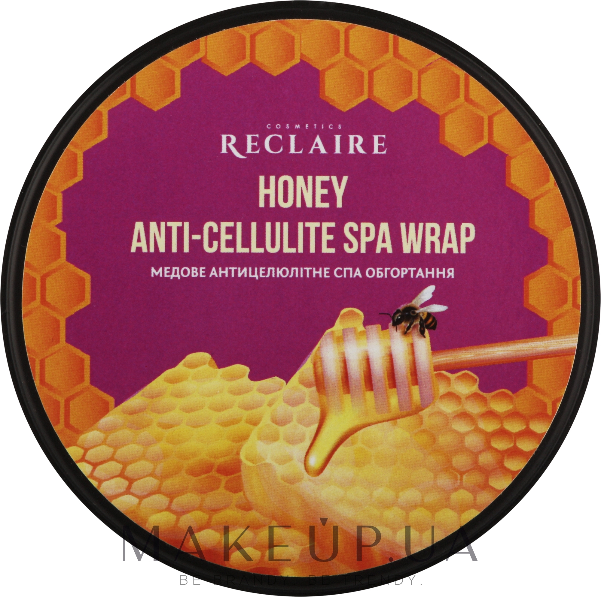 Медовое антицеллюлитное SPA обертывание - Reclaire Honey Anti-Cellulite SPA Wrap — фото 200ml