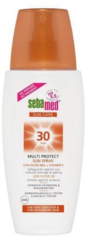 Сонцезахисний спрей для тіла - Sebamed Sun Care Multi Protect Sun Spray SPF 30 — фото N1