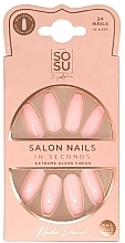 Парфумерія, косметика Набір накладних нігтів - Sosu by SJ Salon Nails In Seconds Nude Desire