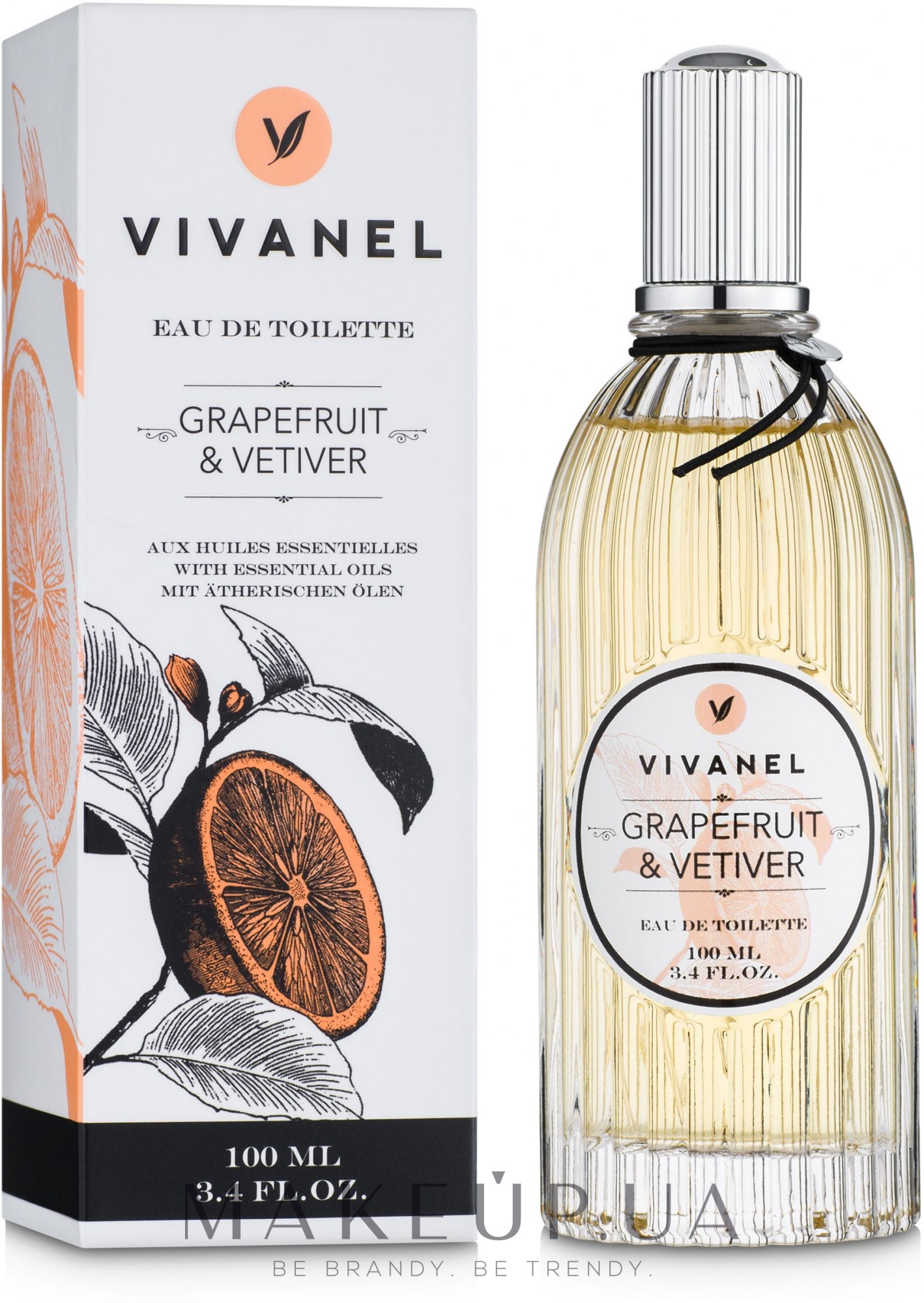 Vivian Gray Vivanel Grapefruit & Vetiver - Туалетная вода — фото 100ml