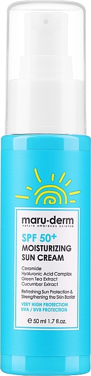 Зволожувальний сонцезахисний крем - Maruderm Cosmetics Moisturizing Sun Cream SPF50+ — фото N2