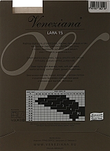 Колготки для женщин "Lara", 15 Den, avorio - Veneziana — фото N2