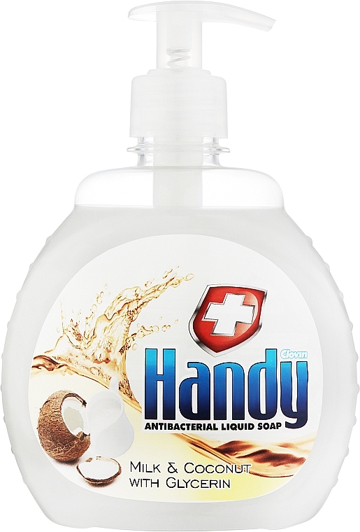 Мило рідке "Молоко та кокос" - Clovin Clovin Handy Milk & Coconut Antibacterial Liquid Soap — фото N3