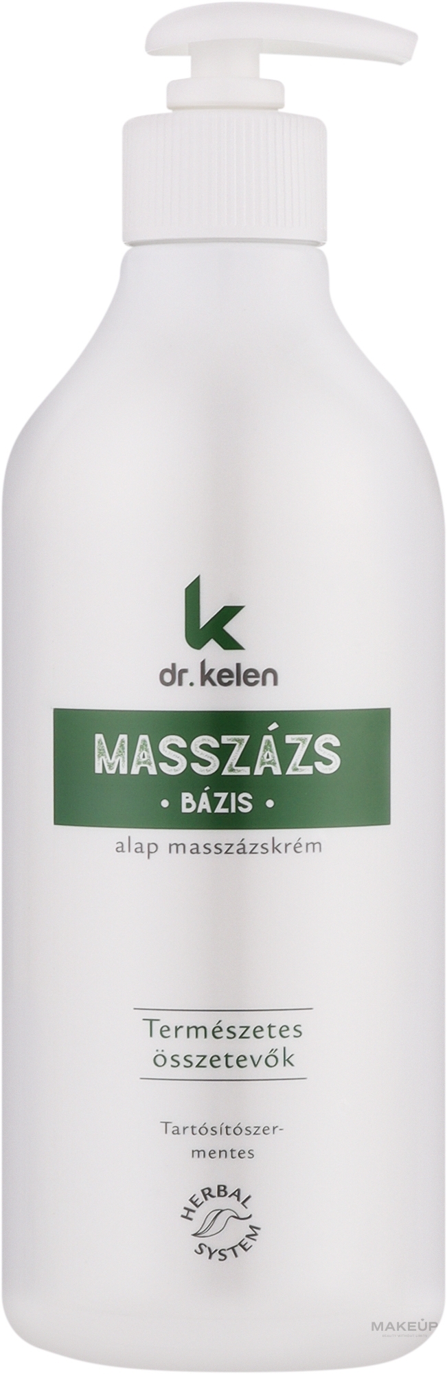 Эмульсия для массажа - Dr.Kelen Basic Massage Emulsion — фото 500ml