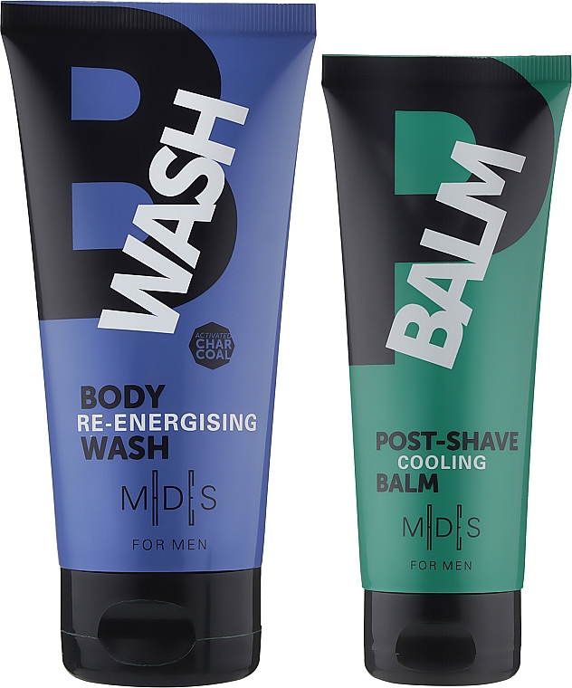 Набор - Mades Cosmetics M|D|S For Men (sh/gel/150ml + ash/balm/100ml) — фото N2