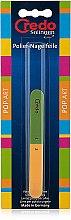 Духи, Парфюмерия, косметика Полировочная пилка четырехсторонняя 120 мм, 19612 - Credo Solingen Pop Art Nail File