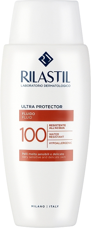 Солнцезащитный флюид для лица и тела - Rilastil Sun System Ultra 100-Protector SPF50+ — фото N6