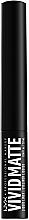 Духи, Парфюмерия, косметика Жидкая матовая подводка для контуров век - NYX Professional Makeup Vivid Matte Liquid Liner