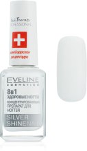 Средство для восстановления ногтей 8в1 - Eveline Cosmetics Nail Therapy Professional Silver Shine — фото N5