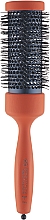 Парфумерія, косметика Брашинг з дерев'яною ручкою, покритою каучуковим лаком d43mm, помаранчева - 3ME Maestri