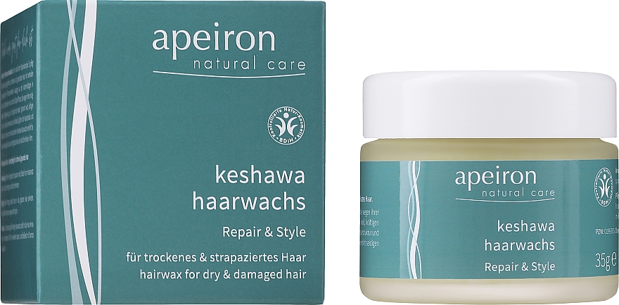 Віск для волосся - Apeiron Keshawa Hair Wax — фото N2