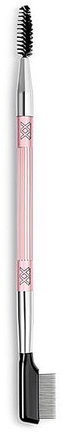Пензлик для брів - XX Revolution XXpert Brushes 'The Xxpert' Brow Spoolie+Comb — фото N1