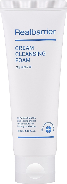 Кремова очищувальна пінка - Real Barrier Cream Cleansing Foam — фото N3