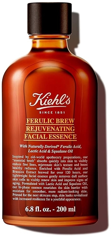 Омолоджувальна есенція для обличчя - Kiehl's Ferulic Brew Rejuvenating Facial Essence — фото N1