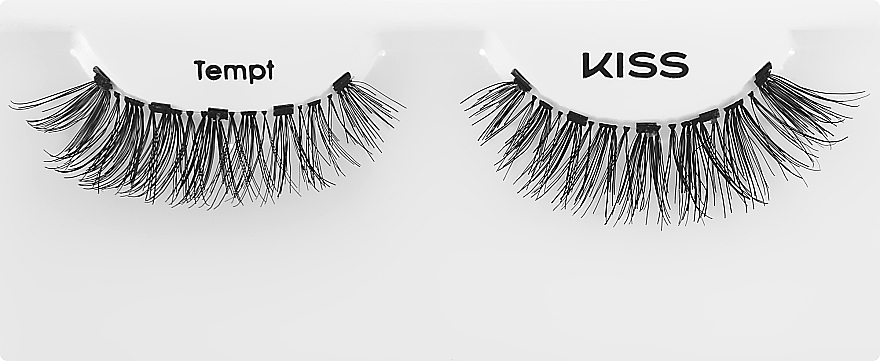 Накладные магнитные ресницы - Kiss Magnetic Lashes Double Strength KMEL 02 Tempt — фото N2