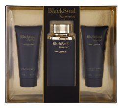 Духи, Парфюмерия, косметика Ted Lapidus Black Soul Imperial - Набор (edt/100ml + ash/balm/100ml + sh/gel/100ml)