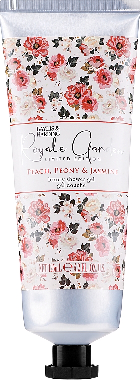 Набор, 5 продуктов - Baylis & Harding Royale Garden Peach, Peony & Jasmine — фото N1