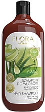 Шампунь для сухих и окрашенных волос с алоэ - Vis Plantis Flora Shampoo For Dry and Colored Hair — фото N1