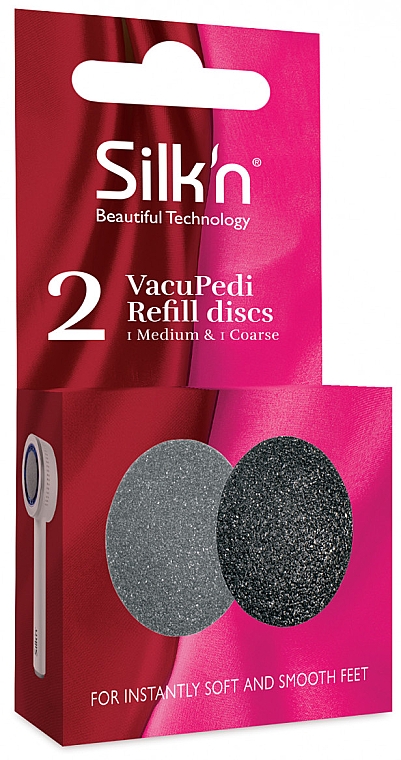 Насадки для чищення - Silk'n VacuPedi Soft & Medium — фото N1