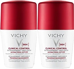 Набір - Vichy Clinical Control Deperspirant 96H (deo/roll/2x50ml) — фото N1