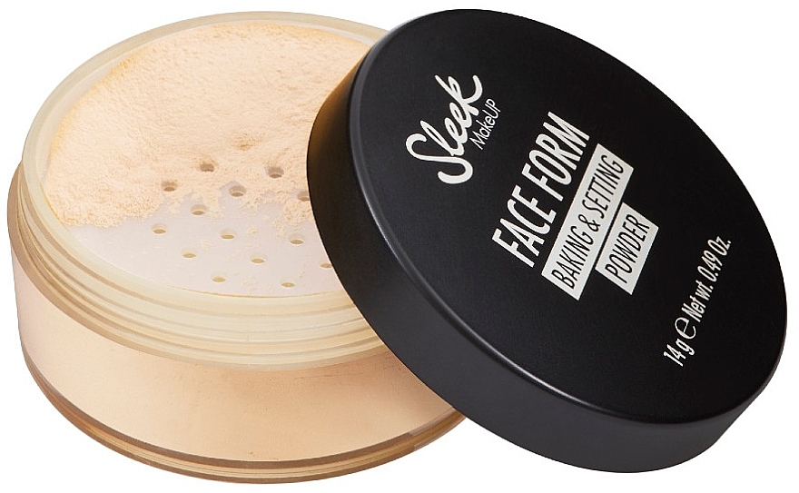 Розсипчаста пудра для обличчя - Sleek MakeUP Face Form Baking & Setting Powder — фото N1