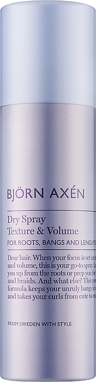Сухий спрей для текстури та об'єму волосся - BjOrn AxEn Texture & Volume Dry Spray — фото N1