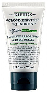 Заспокійливий крем після гоління, який перешкоджає вростанню волосся - Kiehl`s Close-Shavers Squadron Ultimate Razor Burn & Bump Relief — фото N1