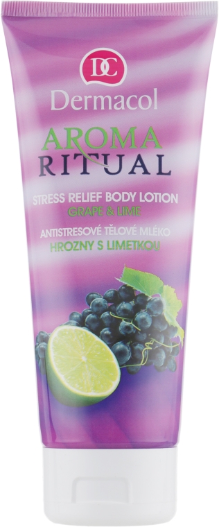 Молочко для тела антистресс "Виноград и Лайм" - Dermacol Body Aroma Ritual Stress Relief Body Milk