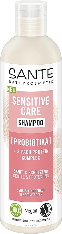 УЦІНКА Біошампунь для захисту чутливої шкіри голови, з пробіотиками - Sante Sensitive Care Shampoo * — фото N1