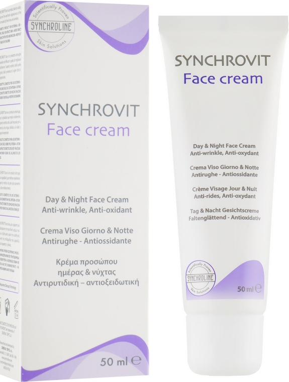 Антивозрастной крем для лица - Synchroline Synchrovit Anti-Wrinkle Face Cream