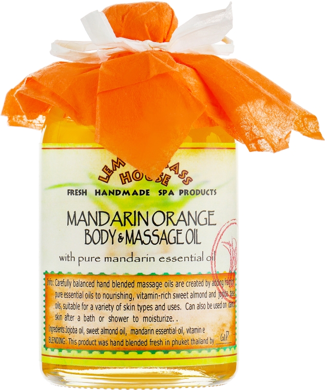 Олія для тіла "Мандарин" - Lemongrass House Mandarin Orange Body & Massage Oil — фото N1