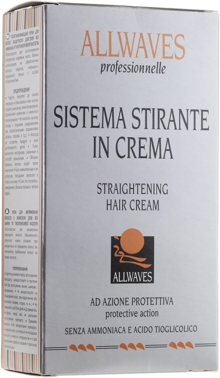 Защитный выпрямляющий крем для волос - Allwaves  — фото N1