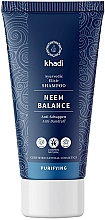 Духи, Парфюмерия, косметика Шампунь для волос "Ним" - Khadi Shampoo Neem Balance (мини)