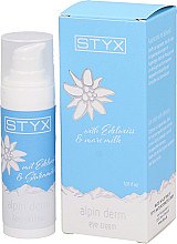 Парфумерія, косметика Зволожувальний крем для повік з едельвейсом - Styx Naturcosmetic Alpin Derm Eye Cream